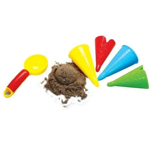 Moules à sable cornets de glace - Gowi - Pour enfants à partir de 3 ans - Mixte-0