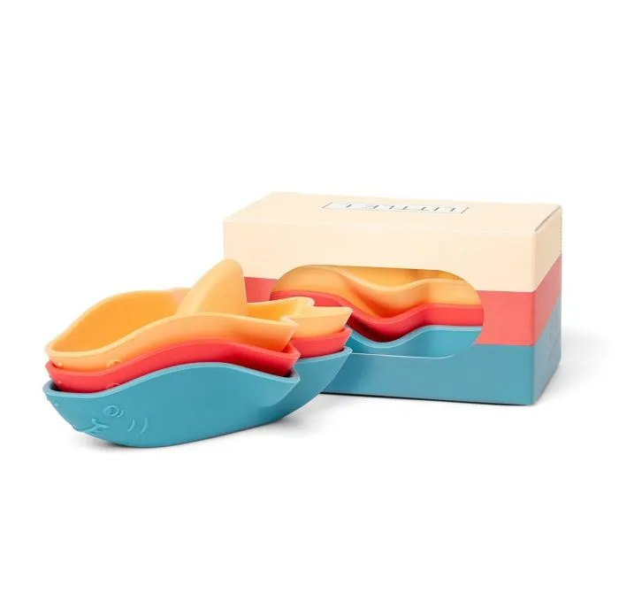 Little L - Jouets de bain en silicone Requins - COOL KIDS PROJECT-0