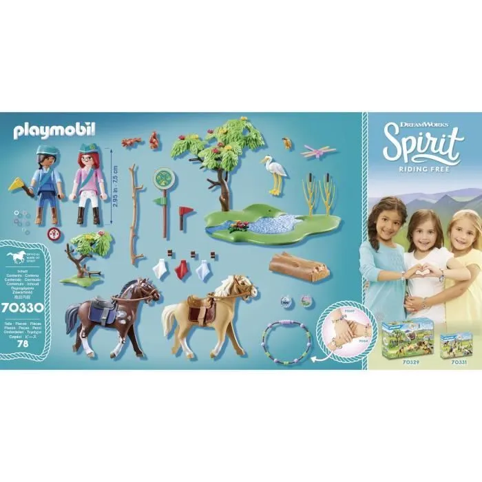 PLAYMOBIL 70330 - Spirit - Mare avec végétation-1