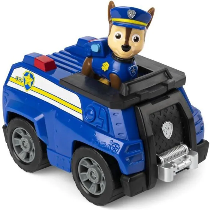 Véhicule et figurine Pat Patrouille - Chase - Enfant - SPIN MASTER-0