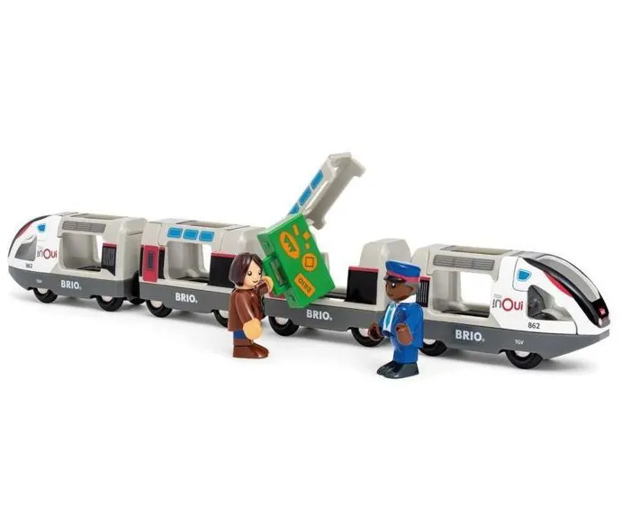 Train TGV INOUI SNCF - BRIO - Circuit en bois - dès 3 ans - 36087-3