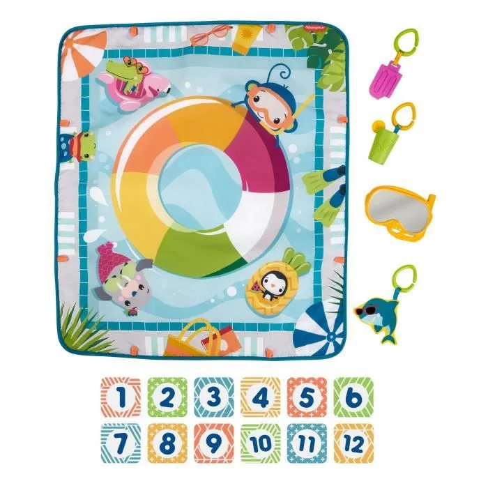 Fisher-Price - Tapis d’Activités Amusant - Tapis d’Éveil pour Bébé - Dès la naissance-2