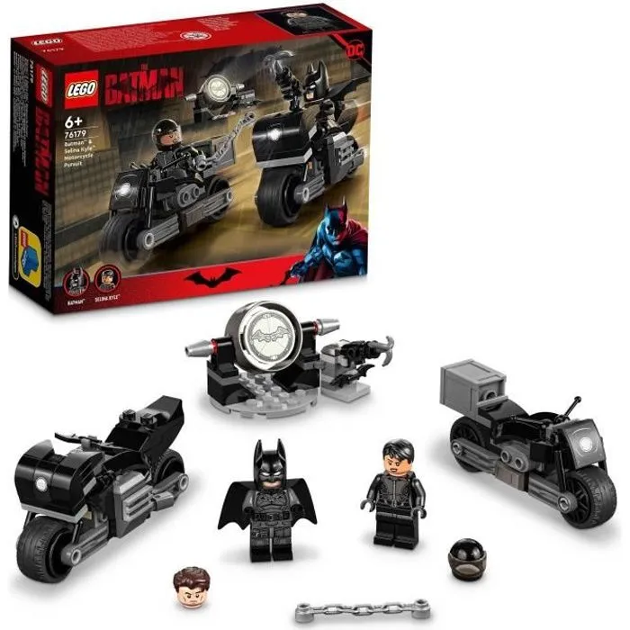 LEGO® DC 76179 La Course-Poursuite en Motos de Batman et Selina Kyle, Jouet de Construction-0