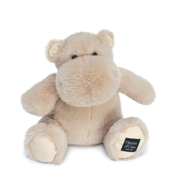 Peluche - HISTOIRE D'OURS - Hippo 25 cm - Beige - Bébé - Intérieur-0