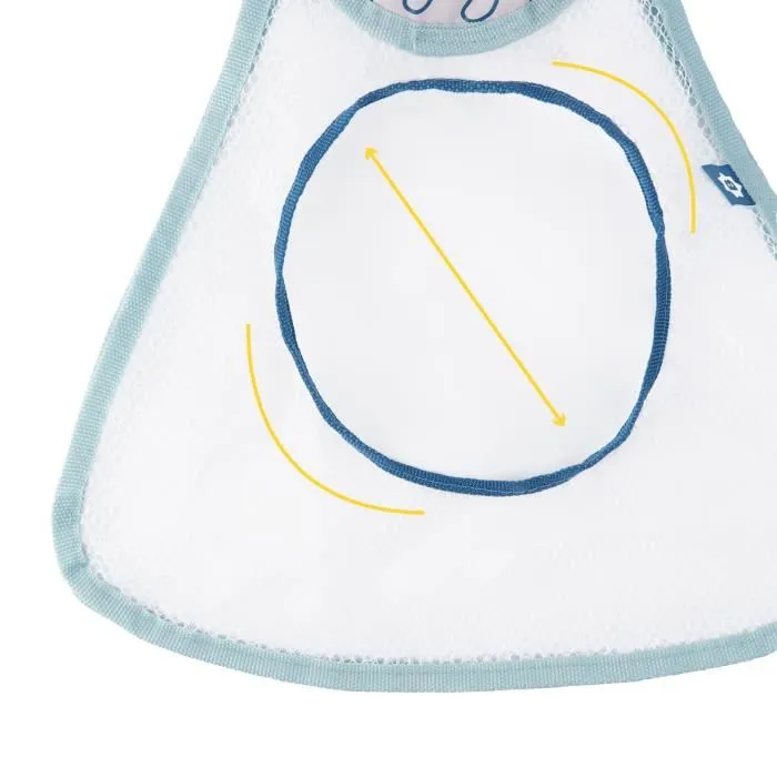 Badabulle Filet de bain, Organisateur de jouets de bain pour bébé, grande contenance-3