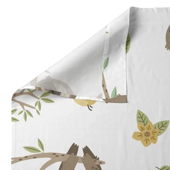 Parure de draps - Moshi Moshi - Happy Sloth - 120x180 cm - 100% coton - Lavable en machine-3