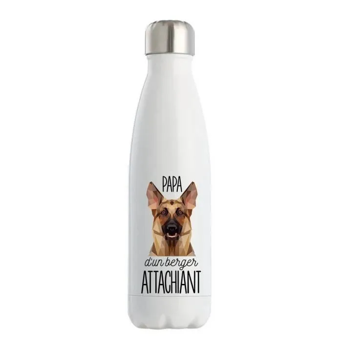 Bouteille Isotherme berger allemand papa Gourde-0