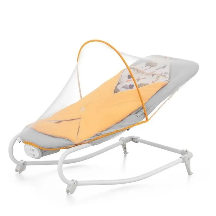 Transat-balancelle 2en1 FELIO 2 - KINDERKRAFT - Jaune - Arche jouet - Pliable - Léger-1