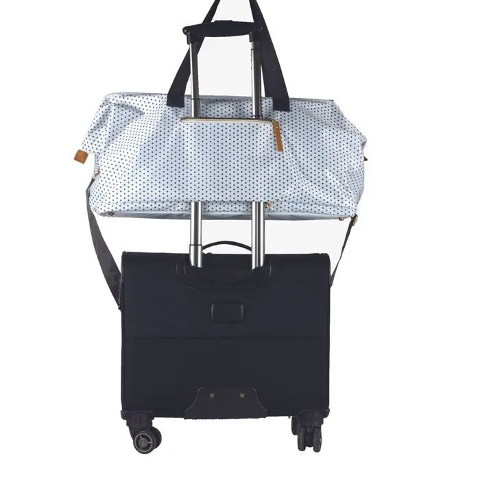 Sac weekend - AC-DÉCO - 33x25x55 cm - Blanc - Polyester 100% - Idéal pour voyages en groupe-2