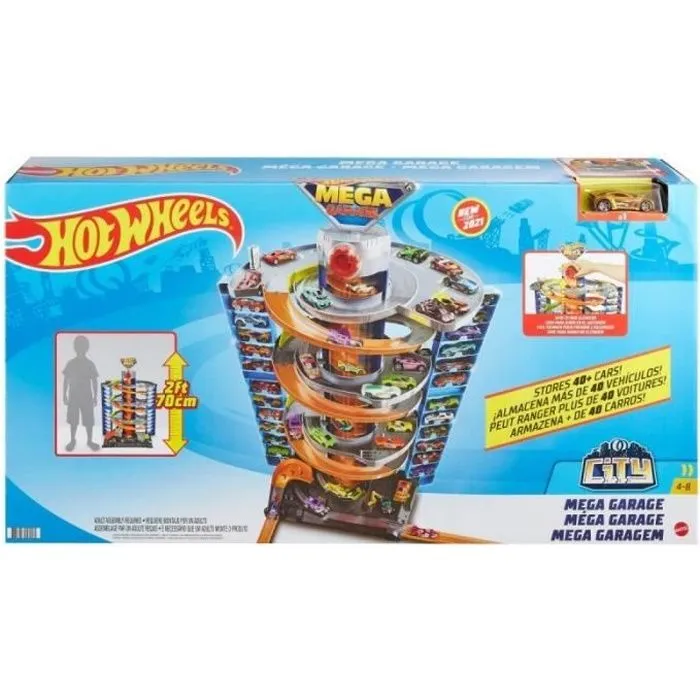 Hot Wheels Set City Mega Garage - 0887961920901-0