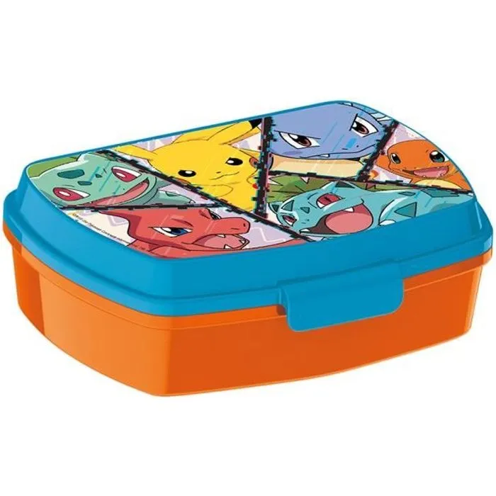 Boite à Goûter Pokemon , enfants repas , gouter avec 6 personnages-0