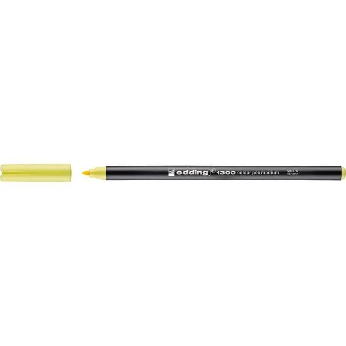 Feutres de coloriage - edding - Lot de 5 - Jaune citron - Pointe 2 mm - Pour enfants à partir de 6 ans-0