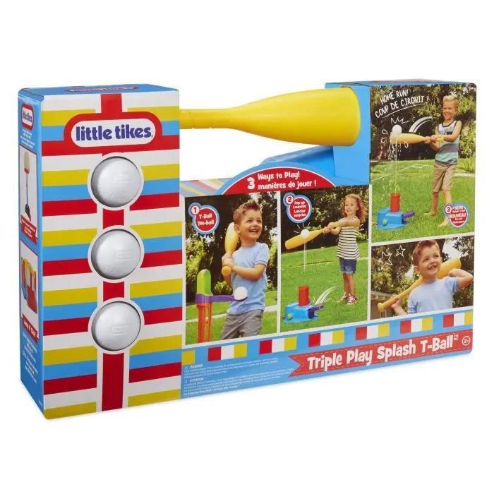 LITTLE TIKES TRIPLE PLAY SPLASH T-BALL SET 648465E7 NAIPO-2