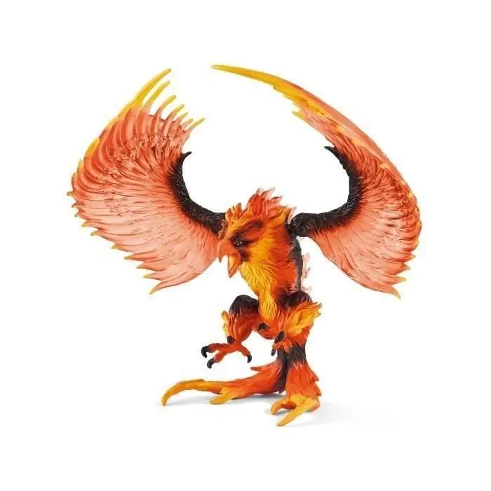 Figurine Aigle de Feu, aux ailes mobiles et détails réalistes, Cadeau pour enfants, Dès 4 ans, Schleich 42511 ELDRADOR-0
