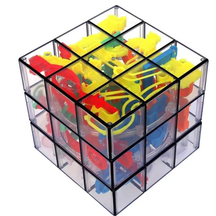 Perplexus - Rubik's 3x3 - Labyrinthe Parcours 3D - Jeu d'Action et de Réflexe - Jouet Enfant 8 Ans et +-4