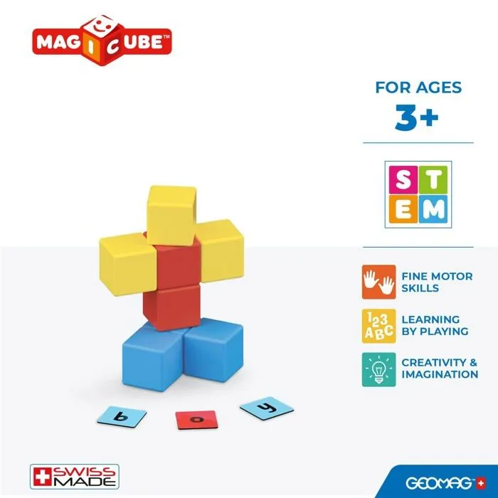 Jeu d'assemblage - jeu de construction - jeu de manipulation Geomag - 258-3