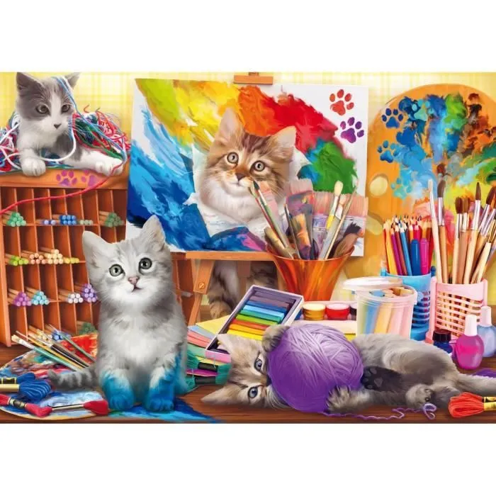 Puzzle 2x500 pièces : L'Art de Peindre-3