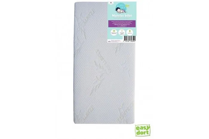 Easy Dort Matelas bébé 50x83 cm | Berceau ou lit bébé | Fabriqué en France | Anti bactérien | Été & Hiver | Double Face | Très Confo-1