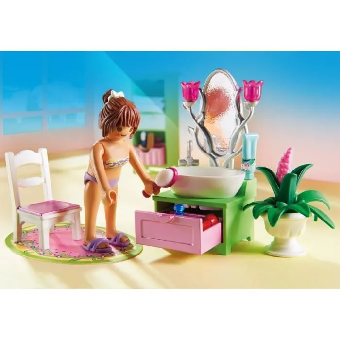 PLAYMOBIL - La Maison Traditionnelle - Salle de Bain et Baignoire-3