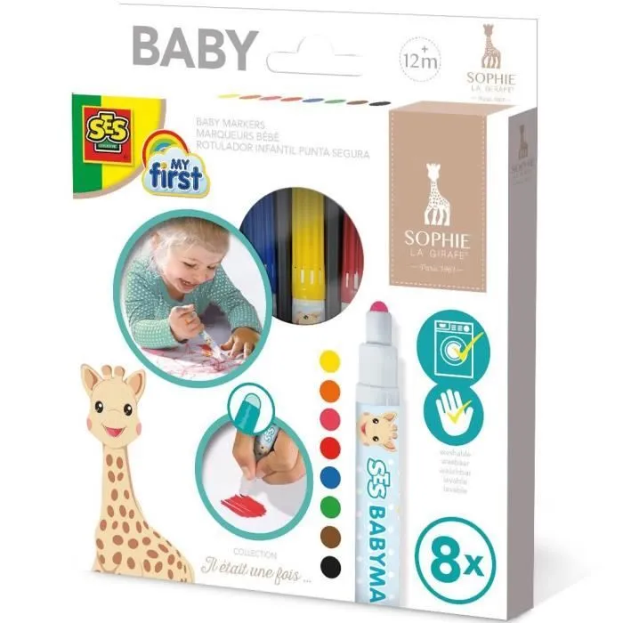 SOPHIE LA GIRAFE Feutres pour bébé-0