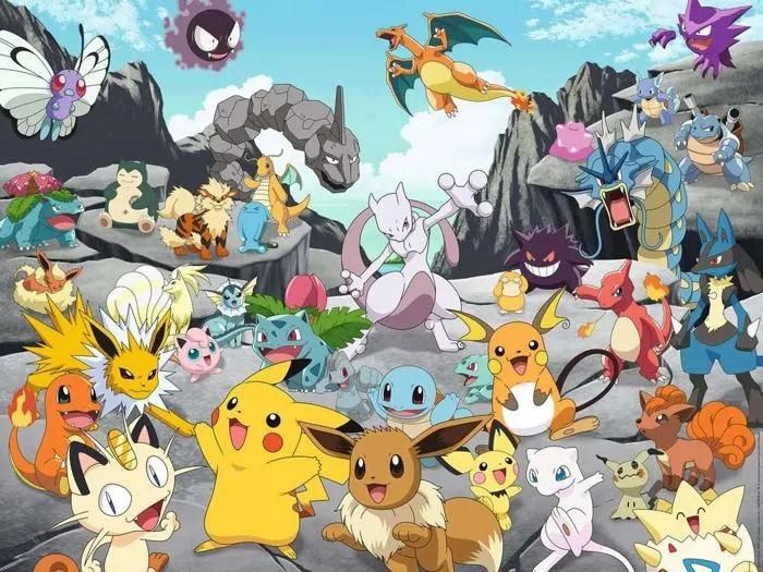 Puzzle 1500 pièces Ravensburger Pokémon Classics-1
