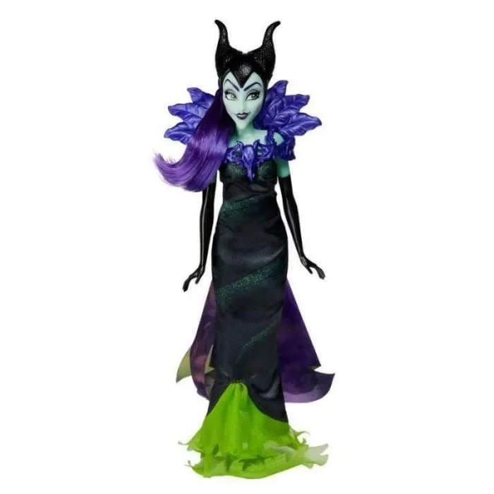 Poupée Maléfique et les flammes de la fureur - Disney Villains - La Belle au bois dormant - Mixte - Noir-0
