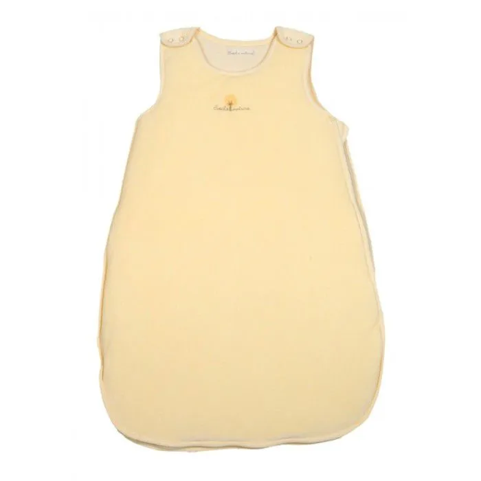 Gigoteuse hiver 70 cm 0-6 mois TOG 2.5 Coton bio Jaune - Éveil et Nature-0