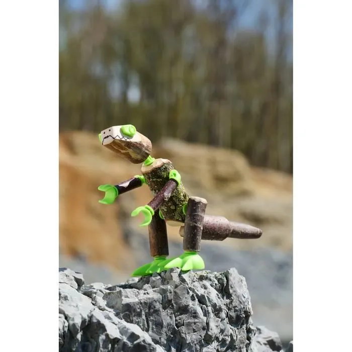 HABA - Terra Kids Connectors – Kit Dinosaures - Construction - Plein Air - Jeu Enfant 8 ans et +-1