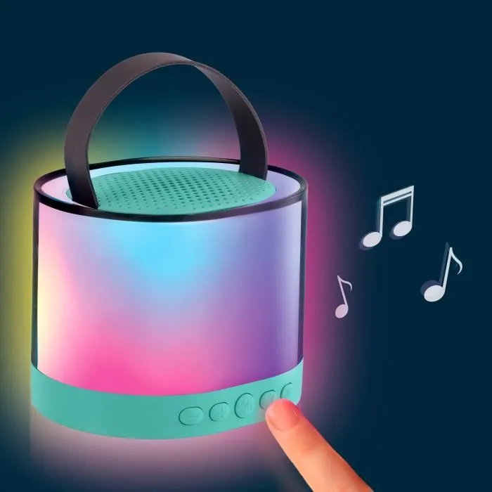 Canal Toys - Music Creator - Mini Station Karaoké - Enceinte lumineuse avec 2 microphones sans fil - INF 044-6
