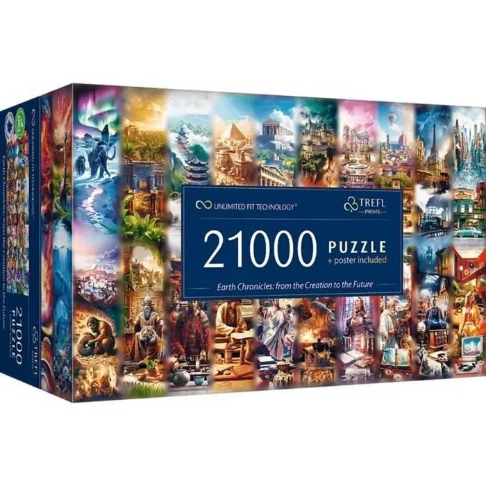 Puzzle 21 000 pièces : Chroniques de la Terre - De la Création au Futur-3