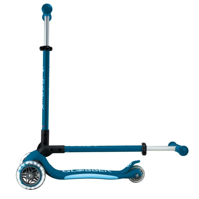 Trottinette 3 roues - Globber - PRIMO FOLDABLE PLUS LIGHTS V2 - Guidon ajustable - Roues lumineuses-1