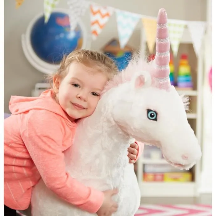 MELISSA & DOUG Peluche Licorne - Grand Modèle-2