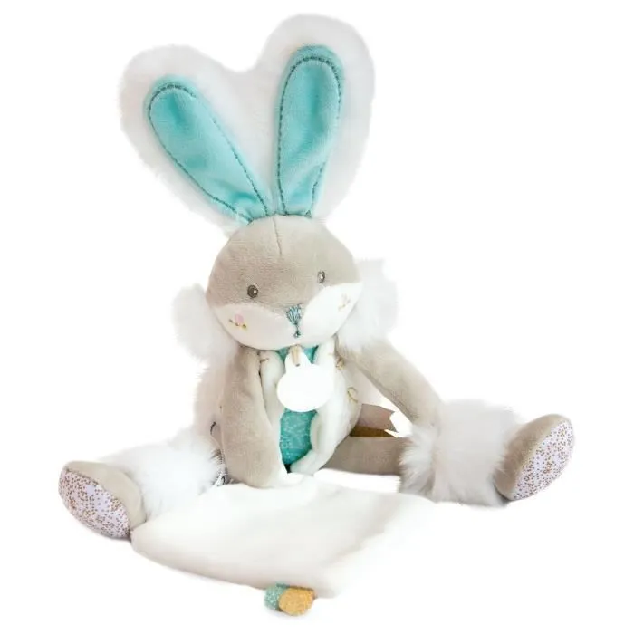 DOUDOU ET COMPAGNIE Lapin de sucre - Doudou Pantin Amande-1