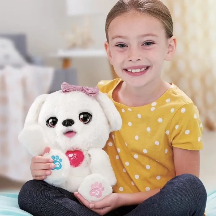 Vtech kisskiss - Mon toutou bisous blanc-4