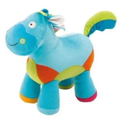 Peluche - BAWI - Cheval Dada Galopin - 25x25x10 cm - Marron - Mixte-0