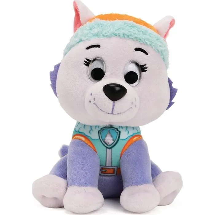 PAT PATROUILLE - PELUCHE 15 CM EVEREST Paw Patrol Gund - 6058441 - peluche douce et lavable dès 12 mois-0