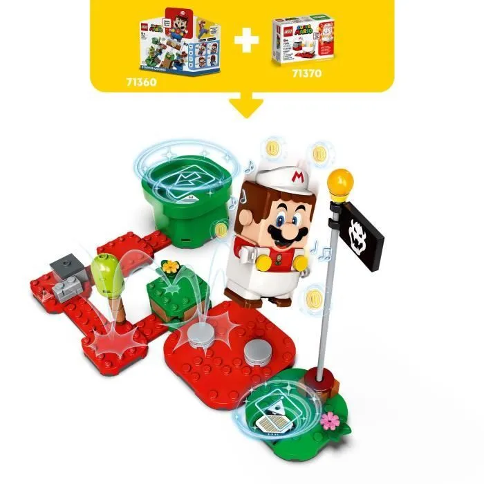 LEGO® Super Mario™ 71370 Costume Mario de feu-1