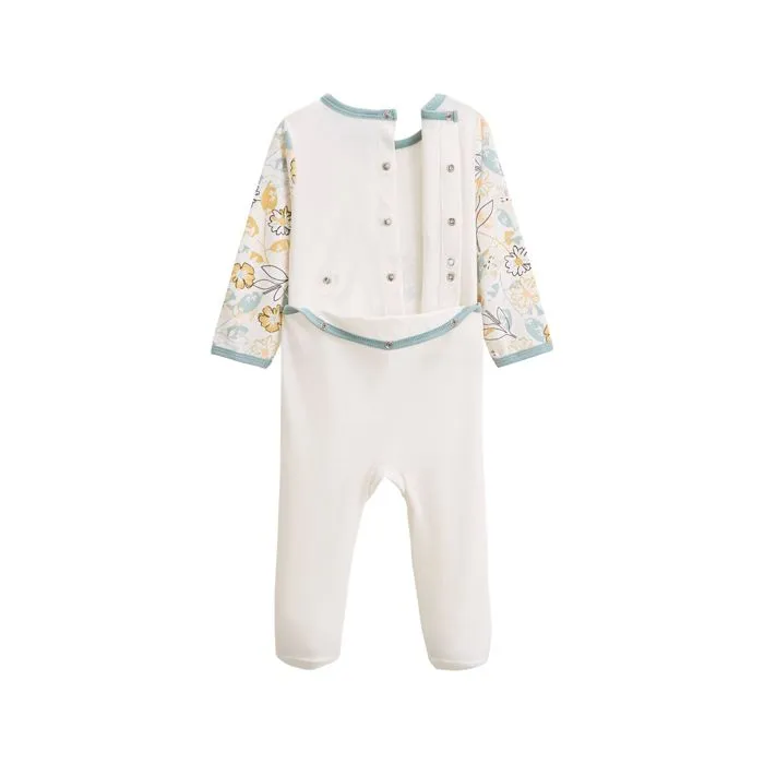 Pyjama bébé - Capucine - Grenouillère - 95% coton - Poche kangourou - Pieds antidérapants-3