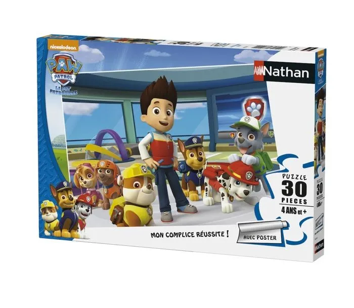 Puzzle La Pat'Patrouille 30 pièces - Nathan - Pour Enfant dès 4 ans-1