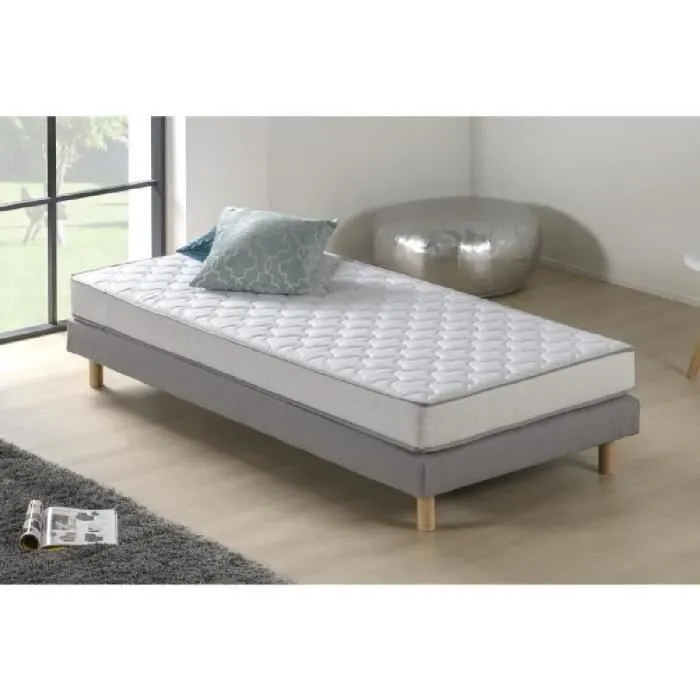 Matelas 70x140 cm HAHTUVA - Mousse - Ferme - 14 cm - 5 zones - DEKO DREAM-0