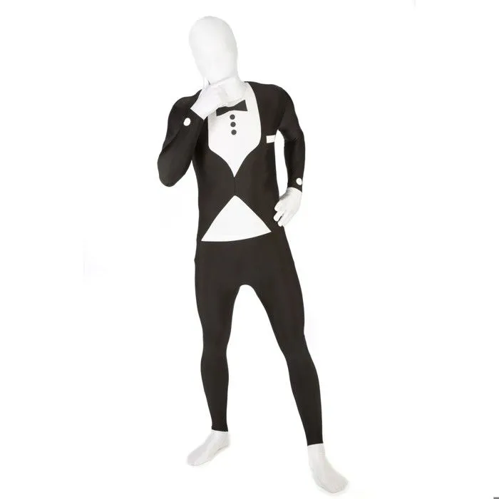 Costume Morphsuit - Morphsuits - Tuxedo - Taille XXL - Hauteur 186-210 cm - Noir-0