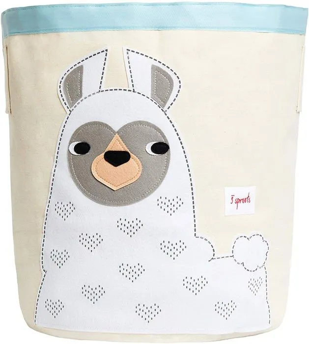3 Sprouts - Sac à jouets Lama - ELEMENTS FOR KIDS-0