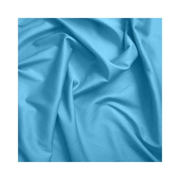 Drap housse 140 x 190 cm bonnet 30 cm "Prémium" pour lit 2 places - Prémium Cyan-3