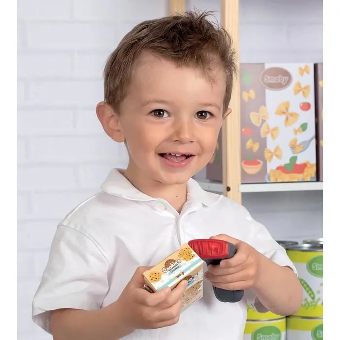 Smoby grande caisse enregistreuse - 30 accessoires inclus - dès 3 ans-3