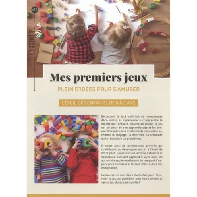Mémos visuels - Hachette - Mes premiers jeux - Collection L'Essentiel - Non-fiction - 6 pages-0