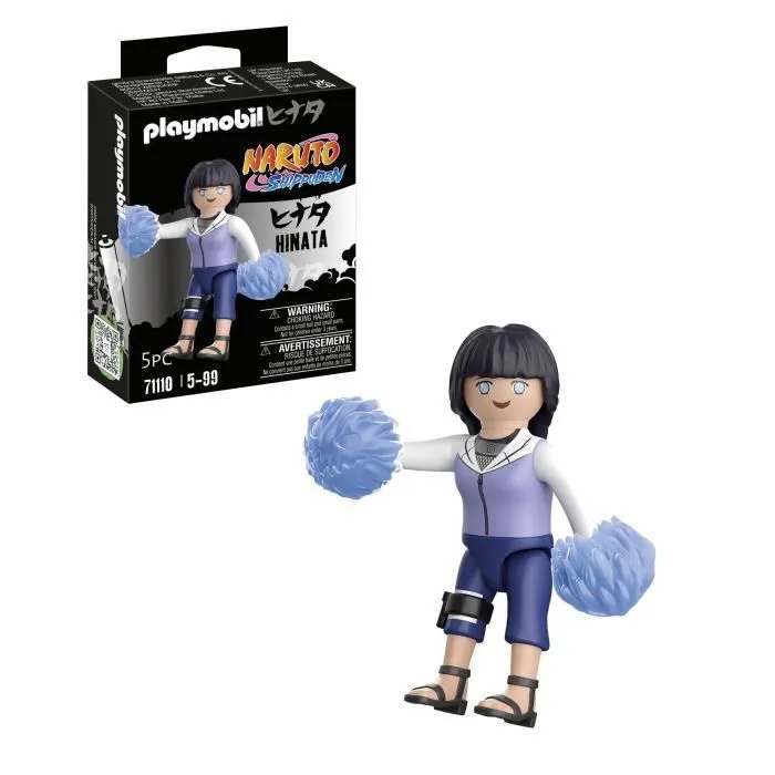 PLAYMOBIL - Naruto Shippuden - Hinata - Figurine de ninja avec accessoires-4