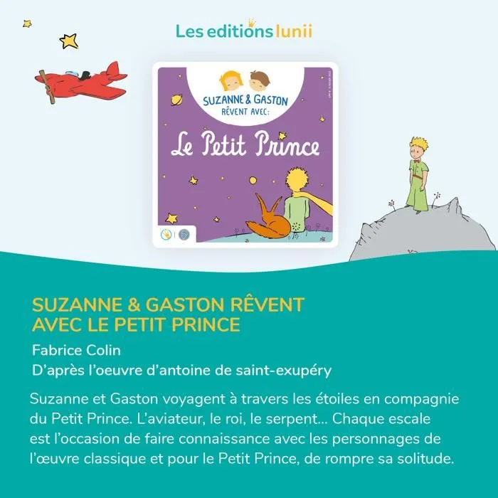 Jeu tablette - Lunii - Coffret Suzanne et Gaston - 12 histoires audio - Pour enfants dès 5 ans - Mixte-5
