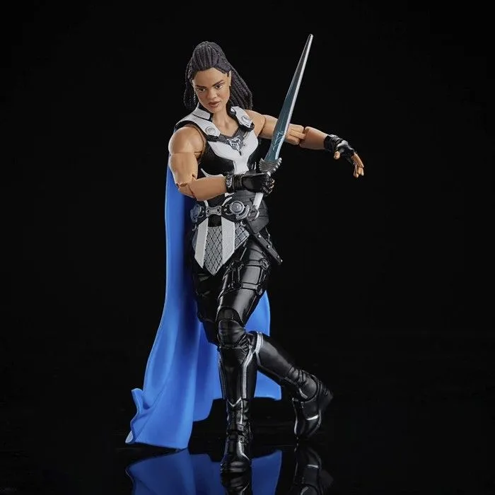Marvel Legends Thor: Love and Thunder, figurine de collection King Valkyrie de 15 cm, 1 accessoire, 2 pièces Build-a-Figure-3
