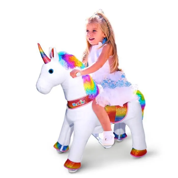 Porteur Licorne WondeRides pour Enfant de 3 à 5 ans - Max 25 kg - Voiture Jouet à Roulettes-0