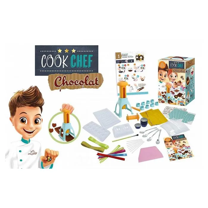 BUKI FRANCE - Cook chef Chocolaterie - Création de chocolat - Enfant - 7 ans - Presse à chocolat - 20 recettes-3
